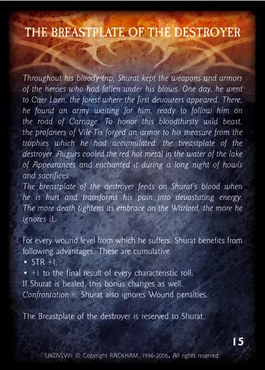 The Breastplate Of The Destroyer Confrontation artefact card