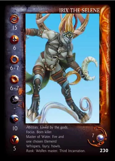 Irix the selene, 3d' - 1/1 profile card