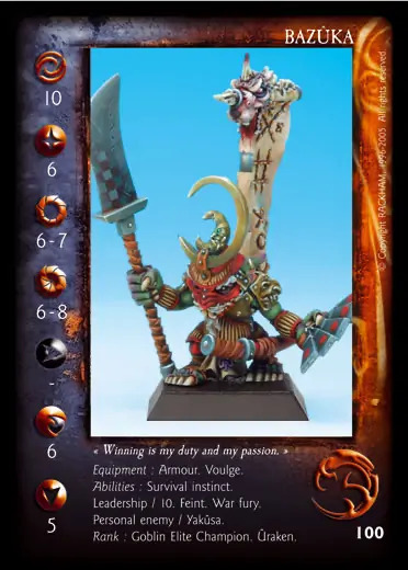 Bazuka' - 1/2 profile card