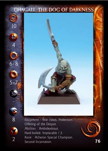 Chagall the dog of darkness, 2nd' - 1/1 profile card