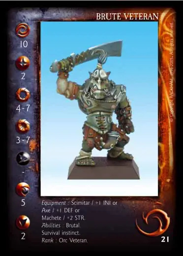 Brute Veteran/Machete' - 1/1 profile card