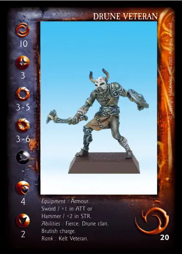 Drune Veteran / Mace' - 1/1 profile card