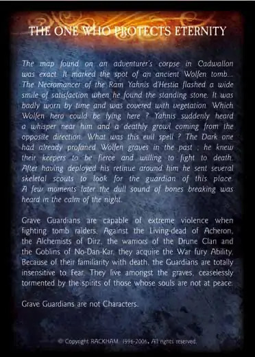 Grave Guardian (1)' - 2/2 profile card
