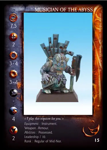 Musician of the Abyss' - 1/1 profile card