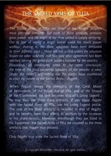 Asgarh pack leader' - 2/2 profile card