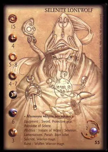 Selenite Wolfen Lonewolf' - 1/1 profile card
