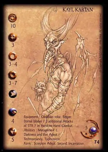 Kayl Kartan, 2nd' - 1/1 profile card