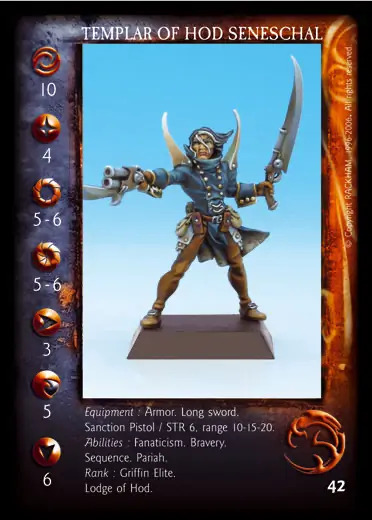 Templar of Hod Seneschal' - 1/2 profile card