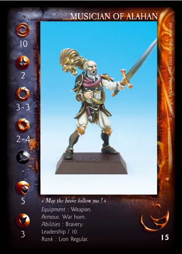 Musician of Alahan (2)' - 1/1 profile card