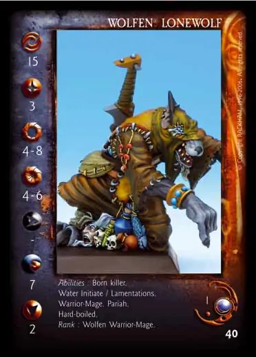 Wolfen Lonewolf (2)' - 1/2 profile card