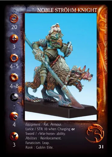 Noble Ströhm Knight/Sword (2)' - 1/1 profile card