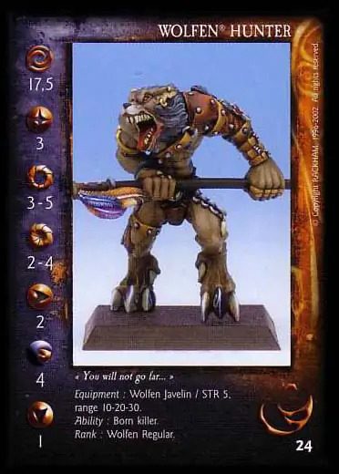 Wolfen Hunter (2)' - 1/1 profile card