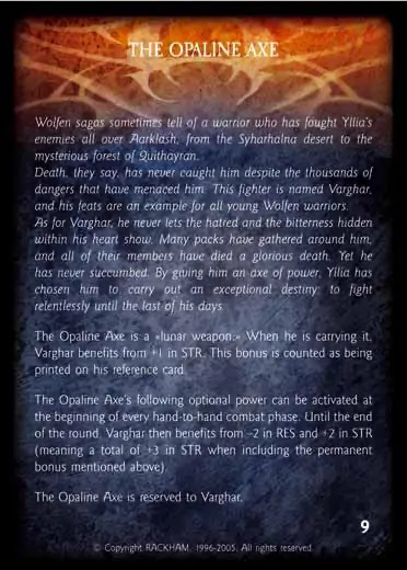 Varghar' - 2/2 profile card