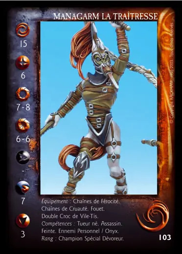 Managarm the traitoress' - 1/3 profile card