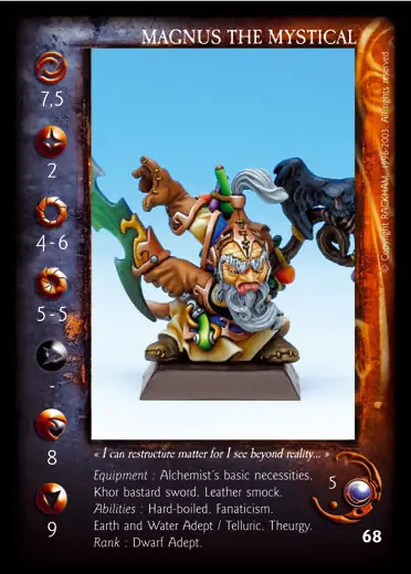 Magnus the mystical' - 1/1 profile card