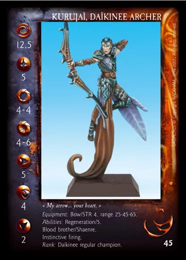 Kurujaï, Daïkinee archer' - 1/1 profile card