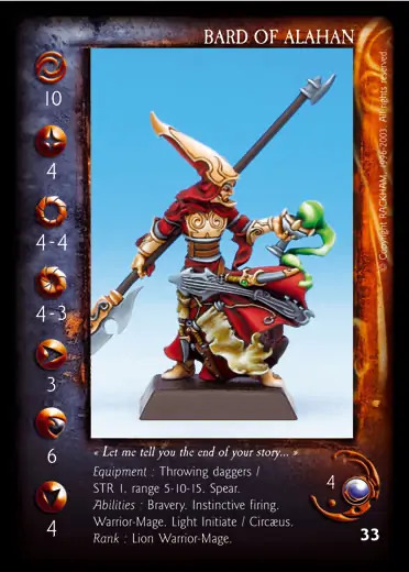 Bard of Alahan (1)' - 1/2 profile card