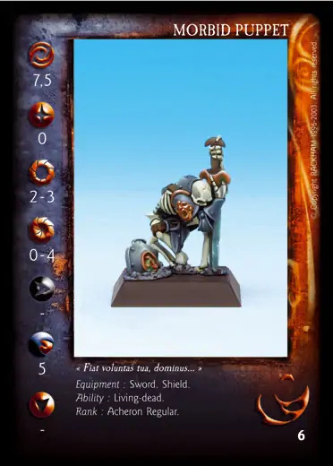 Morbid Puppet (3)' - 1/1 profile card