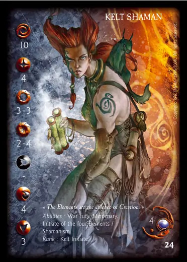 Kelt Shaman' - 1/1 profile card
