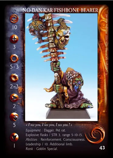 No-Dan-Kar Fishbone Bearer' - 1/2 profile card