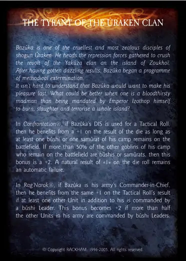 Bazuka' - 2/2 profile card