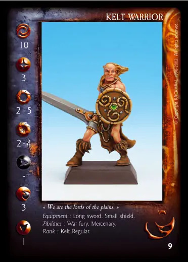 Kelt Warrior (1)' - 1/1 profile card