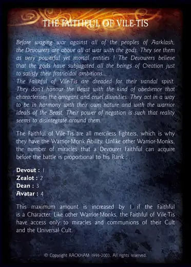 Nemetis the sacrilegious' - 2/3 profile card