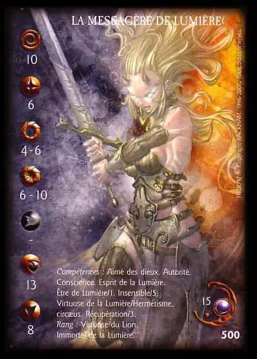 Messenger of Light' - 1/1 profile card