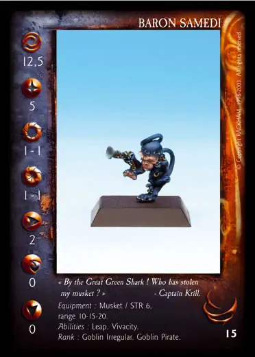 Baron Samedi' - 1/1 profile card