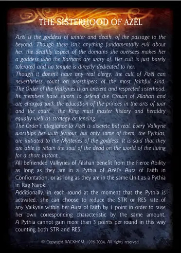 Pythia of Azel' - 2/2 profile card