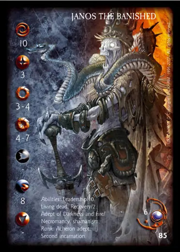 Janos the banished, 2nd' - 1/1 profile card