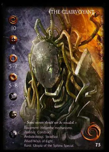 The Clairvoyant' - 1/1 profile card