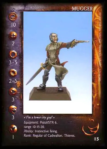 Mugger' - 1/1 profile card