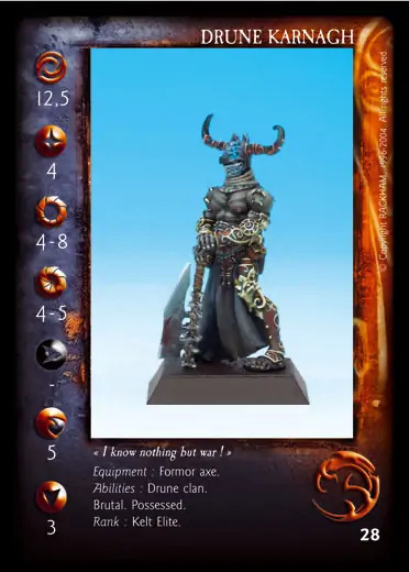 Drune Karnagh' - 1/1 profile card