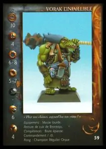 Vorak the infallible' - 1/1 profile card