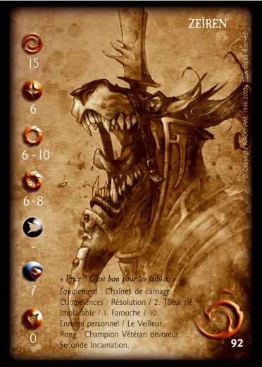 Zeïren, 2nd' - 1/1 profile card
