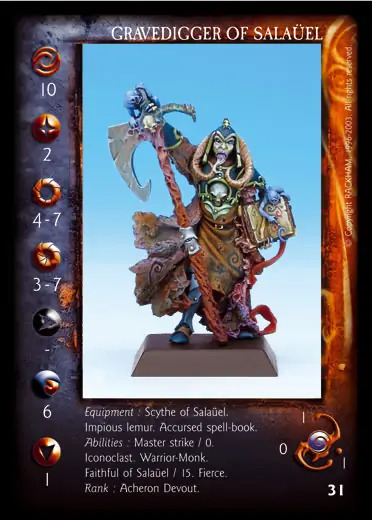Gravedigger of Saluel (1)' - 1/2 profile card