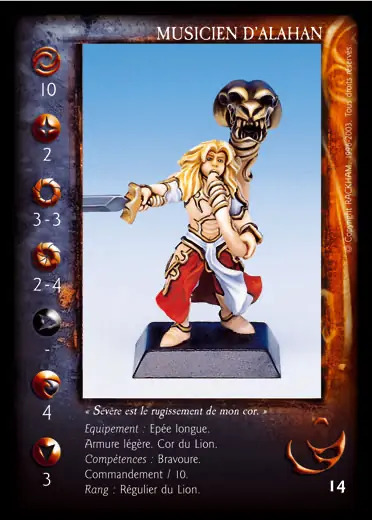 Musician of Alahan (1)' - 1/1 profile card