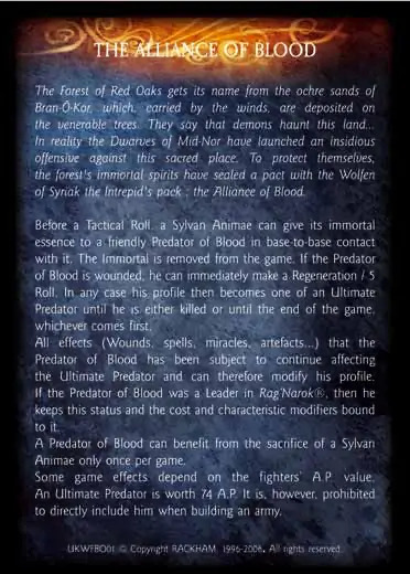 Ultimate Predator' - 2/2 profile card