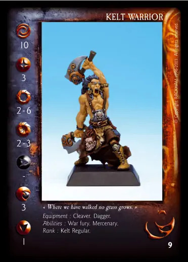 Kelt Warrior (2)' - 1/1 profile card