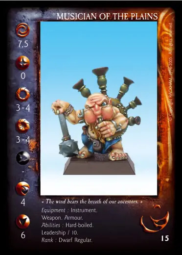 Musician of the Plains' - 1/1 profile card