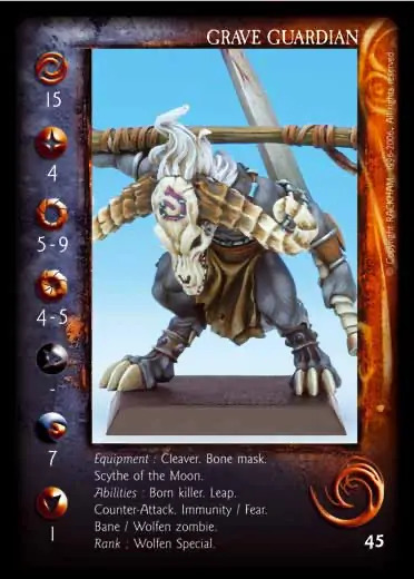 Grave Guardian (2)' - 1/2 profile card