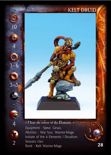 Kelt Druid (1)' - 1/3 profile card
