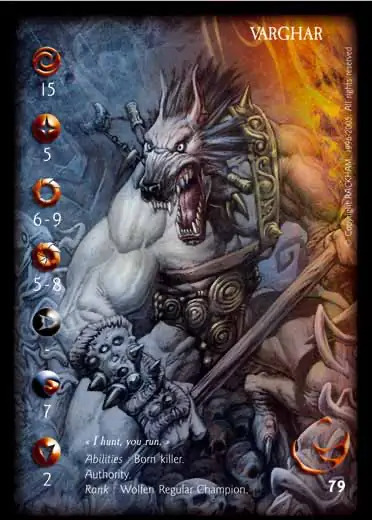 Varghar' - 1/2 profile card