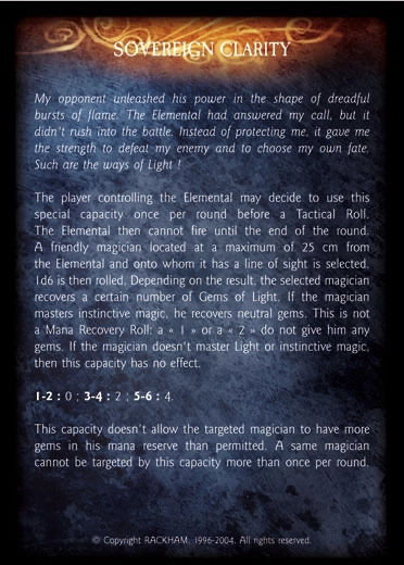 Elemental of Light' - 4/4 profile card