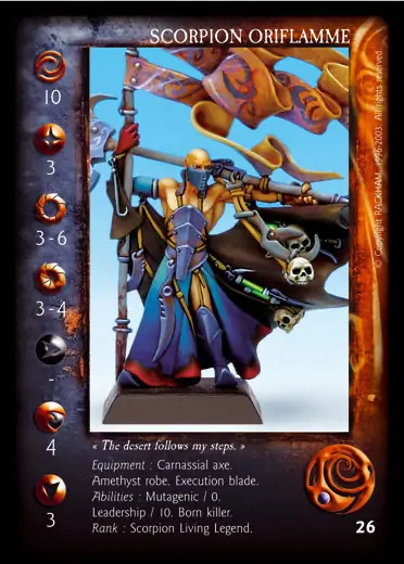 Scorpion Oriflamme' - 1/1 profile card
