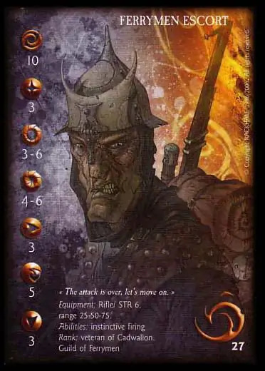 Ferryman Escort' - 1/1 profile card