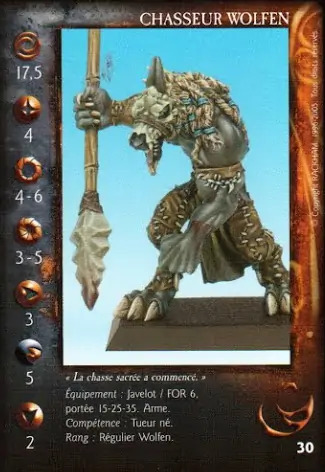 Wolfen Hunter (4)' - 1/1 profile card