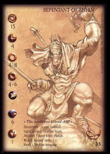 Repentant of Morn' - 1/1 profile card