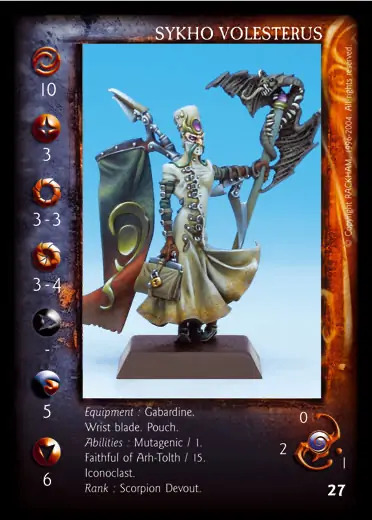 Sycho Volesterus' - 1/1 profile card